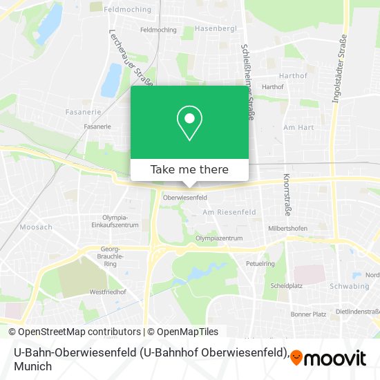 U-Bahn-Oberwiesenfeld (U-Bahnhof Oberwiesenfeld) map
