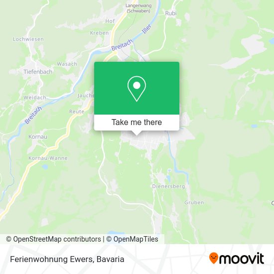 Карта Ferienwohnung Ewers