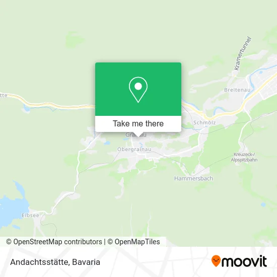 Карта Andachtsstätte