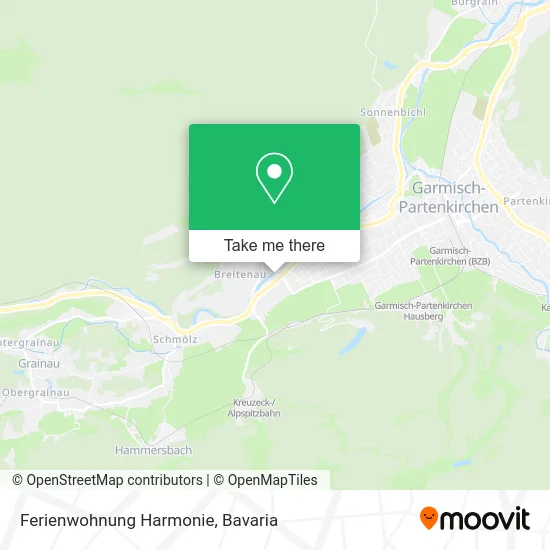 Карта Ferienwohnung Harmonie