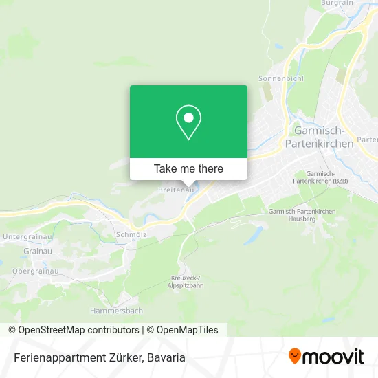 Карта Ferienappartment Zürker