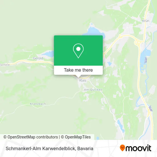 Карта Schmankerl-Alm Karwendelblick