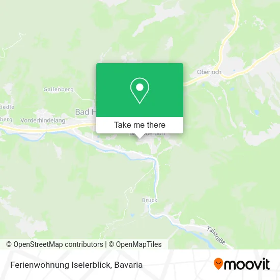 Карта Ferienwohnung Iselerblick