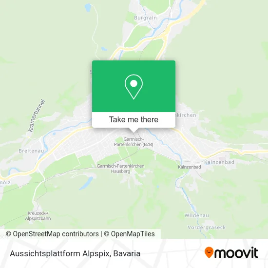 Карта Aussichtsplattform Alpspix