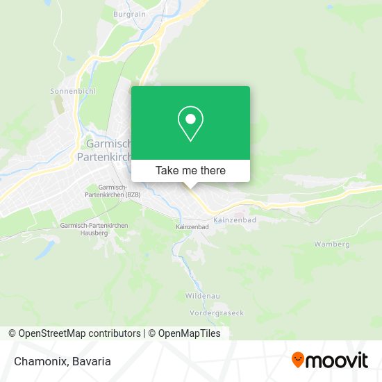 Карта Chamonix