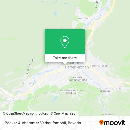 Карта Bäcker Aurhammer Verkaufsmobil