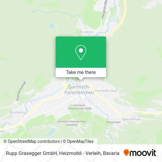 Карта Rupp Grasegger GmbH, Heizmobil - Verleih