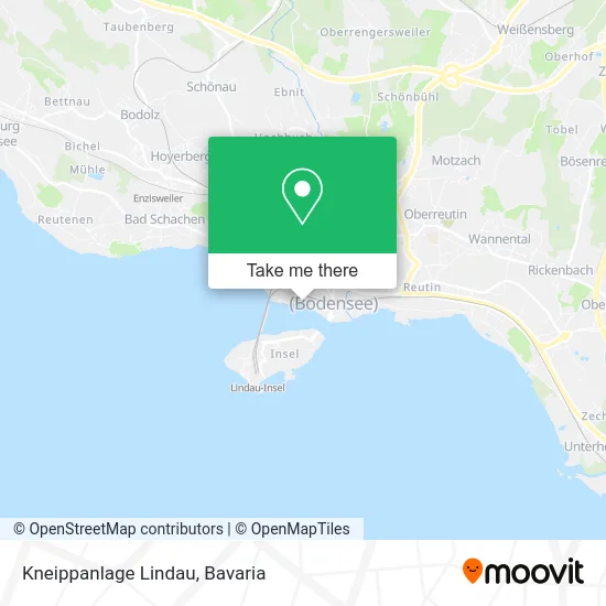 Карта Kneippanlage Lindau