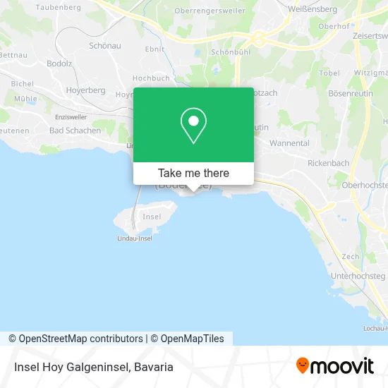 Insel Hoy Galgeninsel map