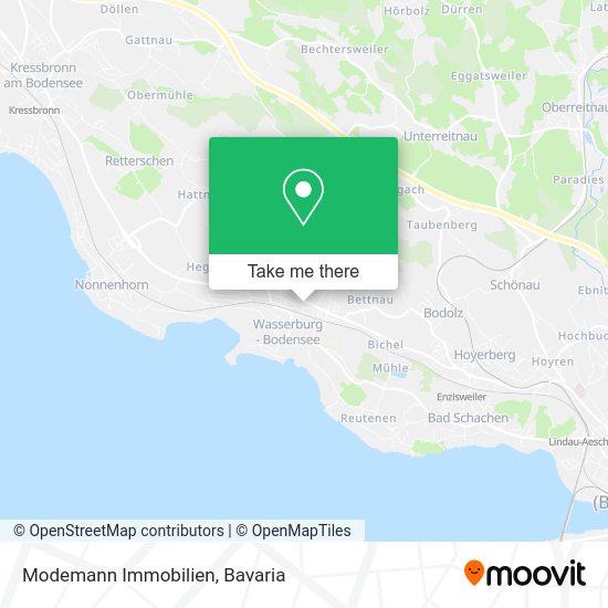 Карта Modemann Immobilien