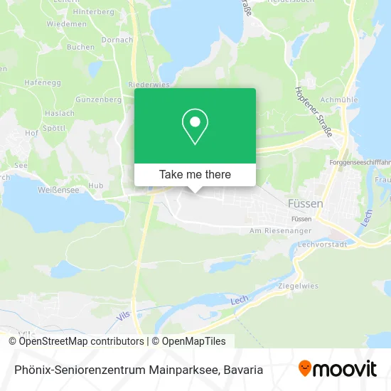 Карта Phönix-Seniorenzentrum Mainparksee