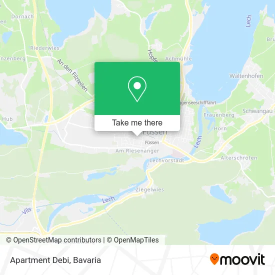 Карта Apartment Debi