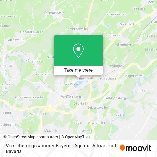 Карта Versicherungskammer Bayern - Agentur Adrian Roth