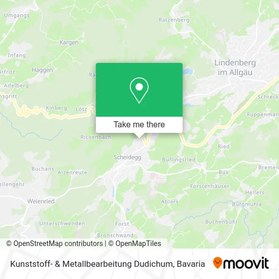 Карта Kunststoff- & Metallbearbeitung Dudichum