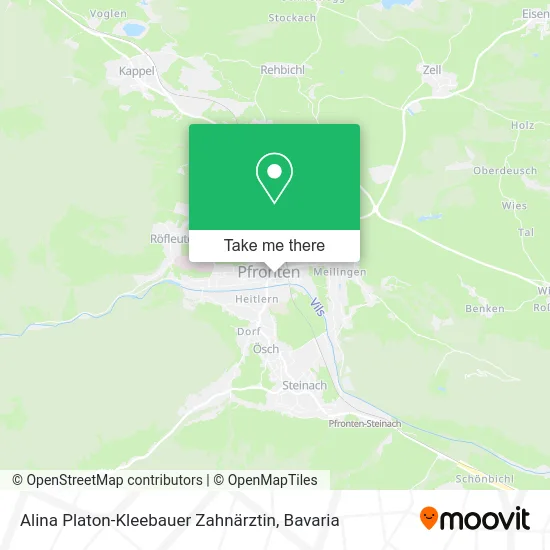 Карта Alina Platon-Kleebauer Zahnärztin