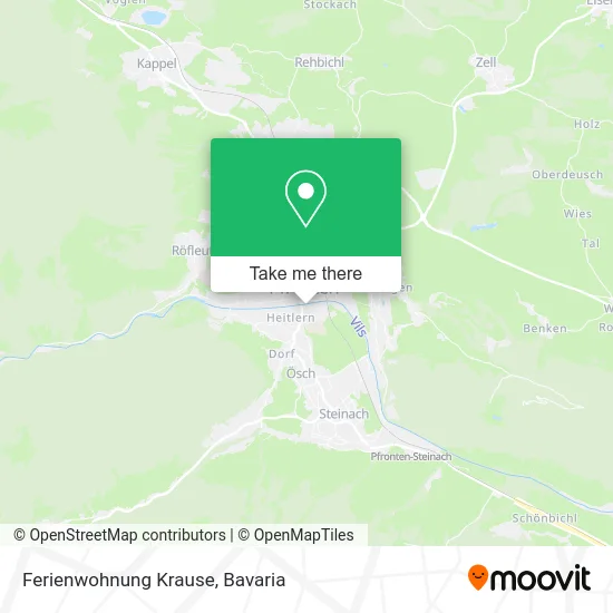 Карта Ferienwohnung Krause