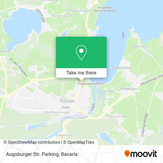 Карта Augsburger Str. Parking