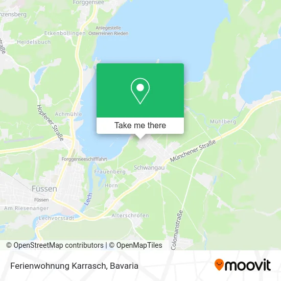 Ferienwohnung Karrasch map