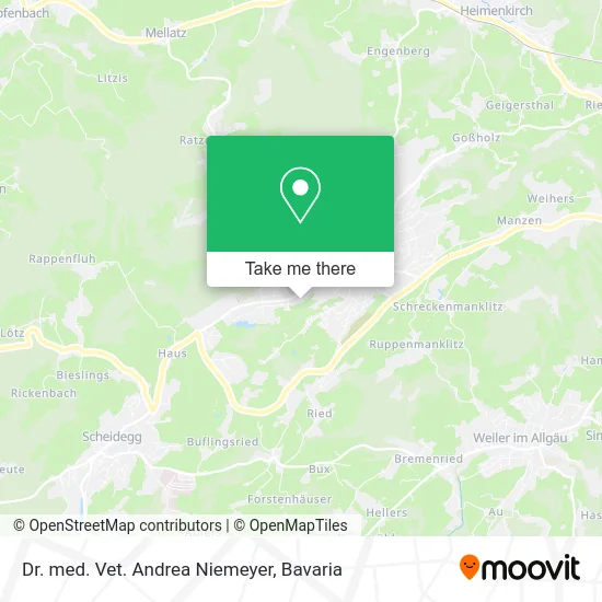 Dr. med. Vet. Andrea Niemeyer map