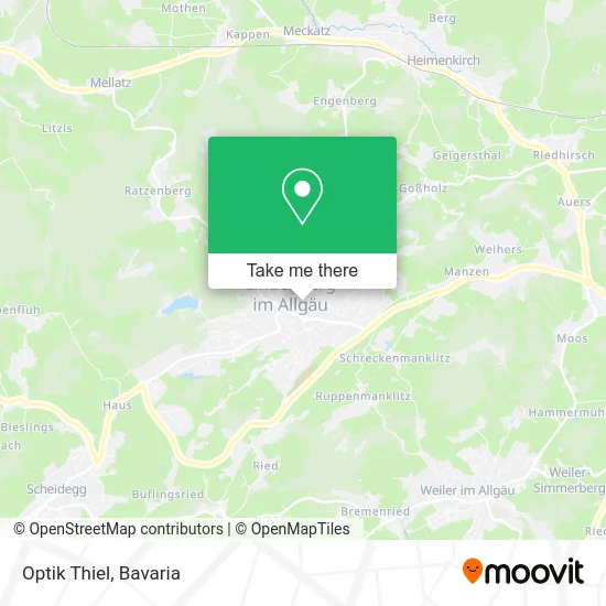 Карта Optik Thiel