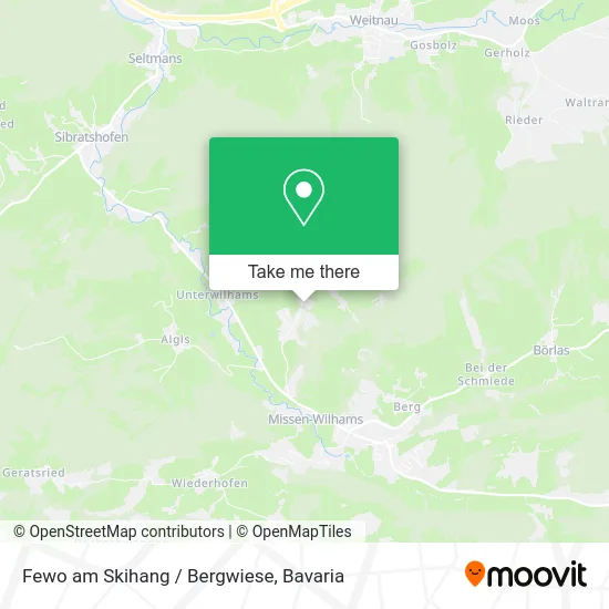Карта Fewo am Skihang / Bergwiese