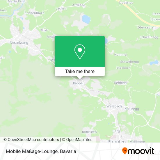 Карта Mobile Maßage-Lounge