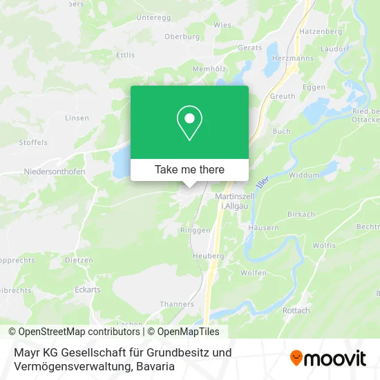 Карта Mayr KG Gesellschaft für Grundbesitz und Vermögensverwaltung