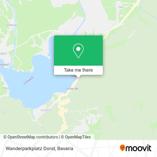 Карта Wanderparkplatz Dorst
