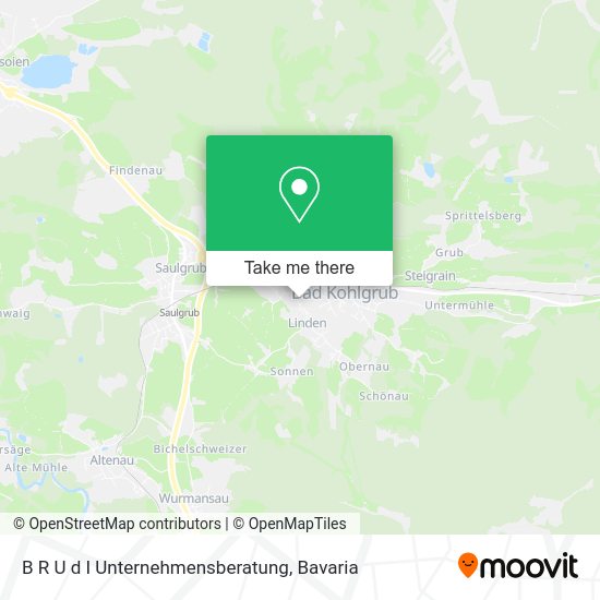 Карта B R U d I Unternehmensberatung