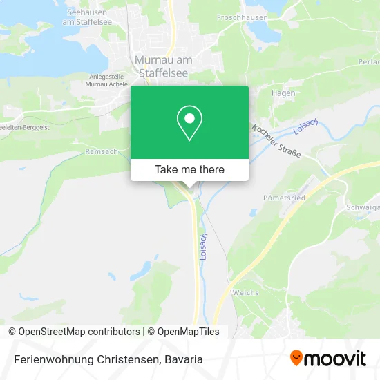 Карта Ferienwohnung Christensen