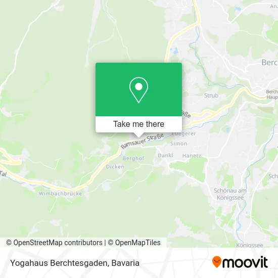 Карта Yogahaus Berchtesgaden