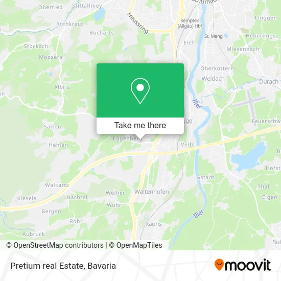 Карта Pretium real Estate