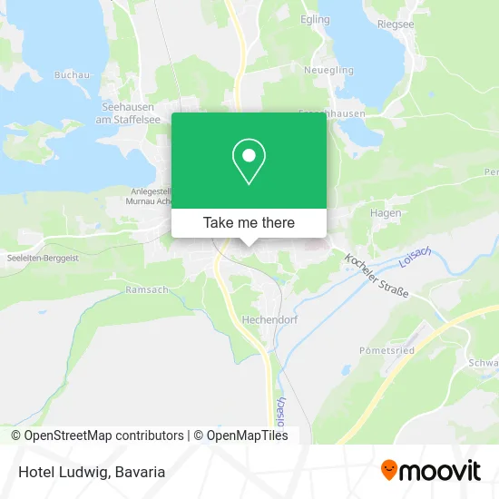 Hotel Ludwig map