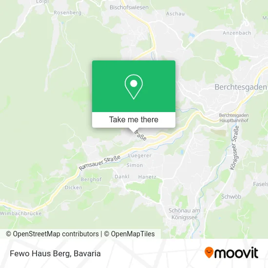 Карта Fewo Haus Berg