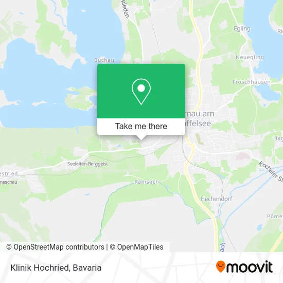 Klinik Hochried map