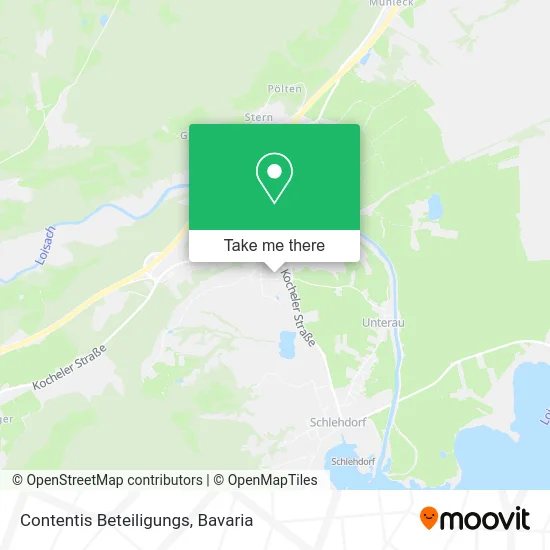 Карта Contentis Beteiligungs