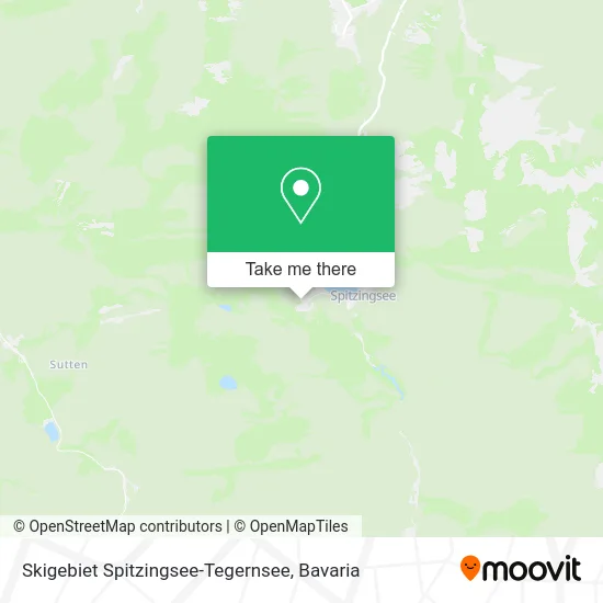 Карта Skigebiet Spitzingsee-Tegernsee