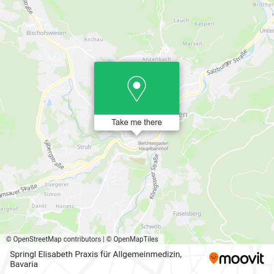 Карта Springl Elisabeth Praxis für Allgemeinmedizin