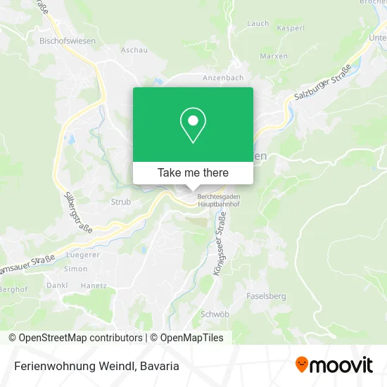 Карта Ferienwohnung Weindl