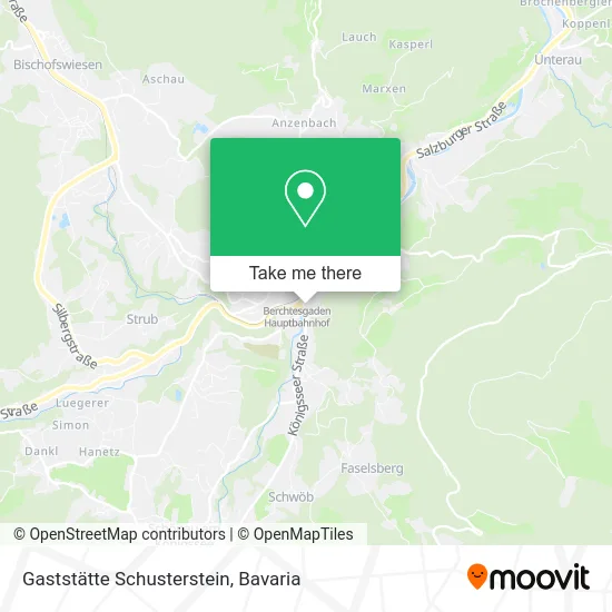 Карта Gaststätte Schusterstein