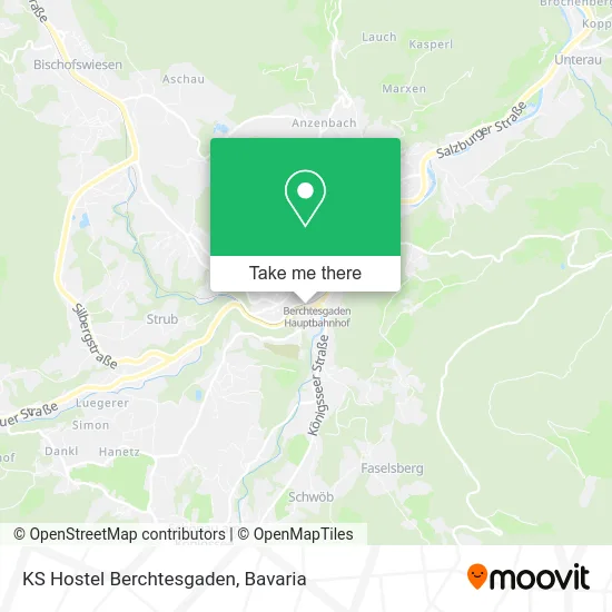 Карта KS Hostel Berchtesgaden