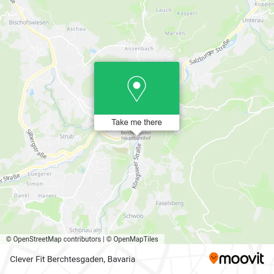 Карта Clever Fit Berchtesgaden