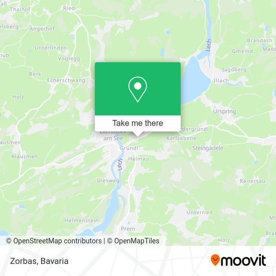 Карта Zorbas