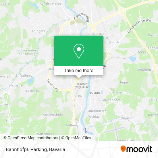 Карта Bahnhofpl. Parking