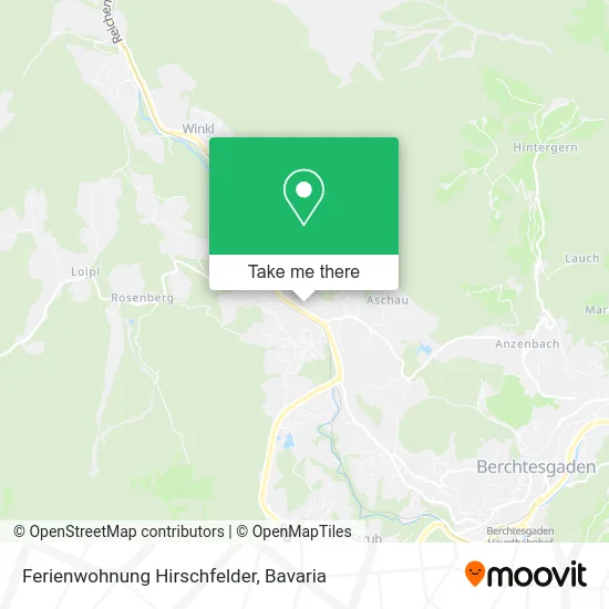 Карта Ferienwohnung Hirschfelder