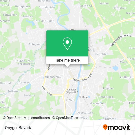 Карта Onygo