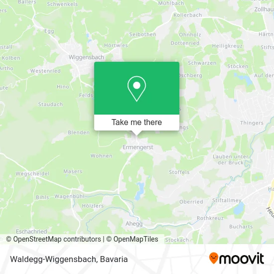 Карта Waldegg-Wiggensbach