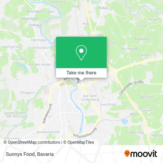 Sunnys Food map