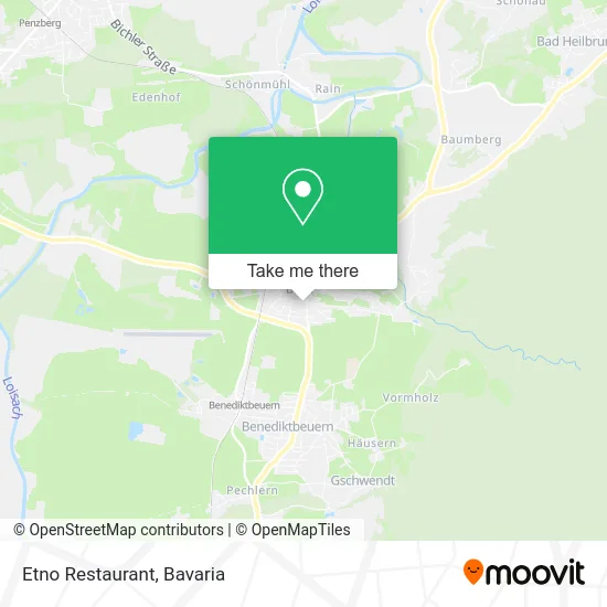 Карта Etno Restaurant