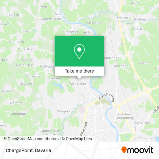 Карта ChargePoint